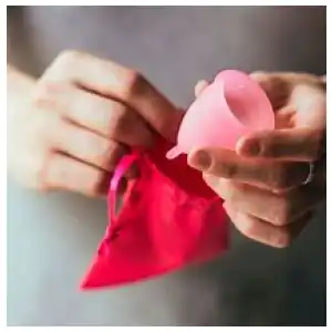 Copa Menstrual Luvkis (sin bolsita o puede agregarla) miniatura 7